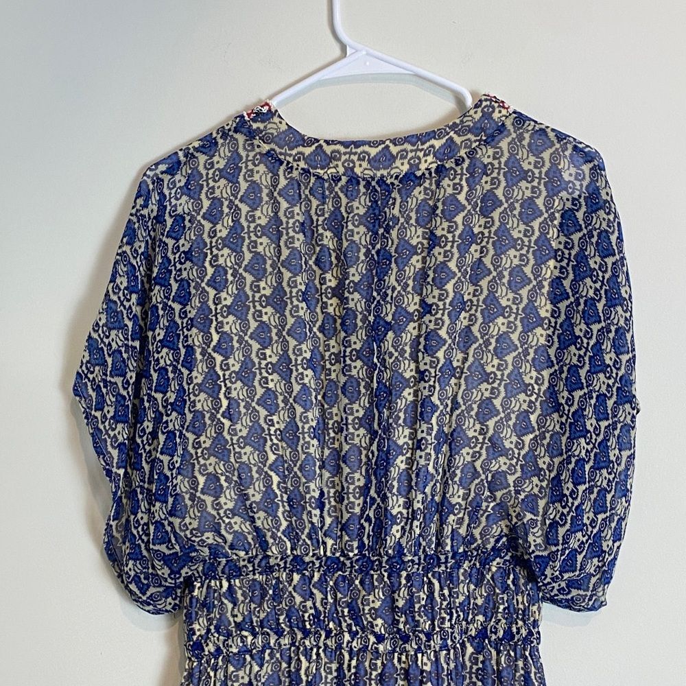 Anthropologie Oda Patterned Maxi Dress India Vineet Bahl Size 8 - Picture 7 of 9